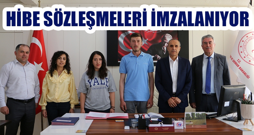 HİBE SÖZLEŞMELERİ İMZALANIYOR