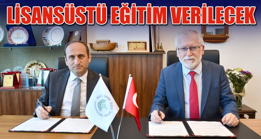 LİSANSÜSTÜ EĞİTİM VERİLECEK