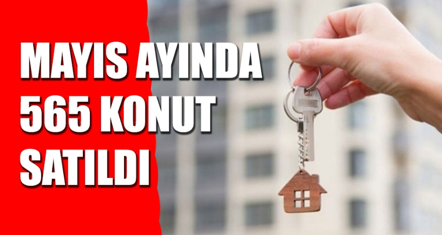 MAYIS AYINDA 565 KONUT SATILDI