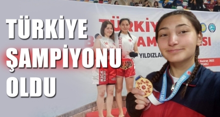 TÜRKİYE ŞAMPİYONU OLDU