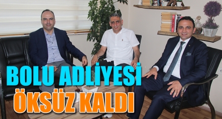 BOLU ADLİYESİ ÖKSÜZ KALDI