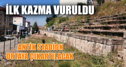 İLK KAZMA VURULDU