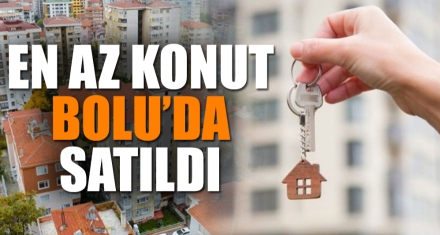 EN AZ KONUT BOLU'DA SATILDI
