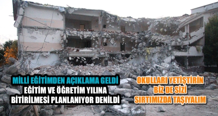 MİLLİ EĞİTİMDEN AÇIKLAMA GELDİ