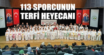 113 SPORCUNUN TERFİ HEYECANI