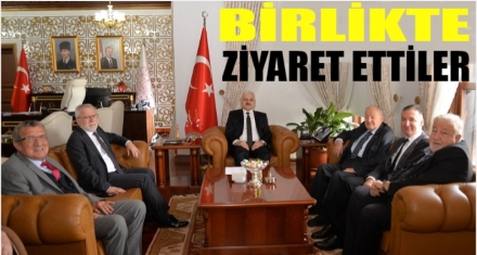 BAYSAL VE ALİŞARLI VALİ KILIÇ'I BİRLİKTE ZİYARET ETTİ