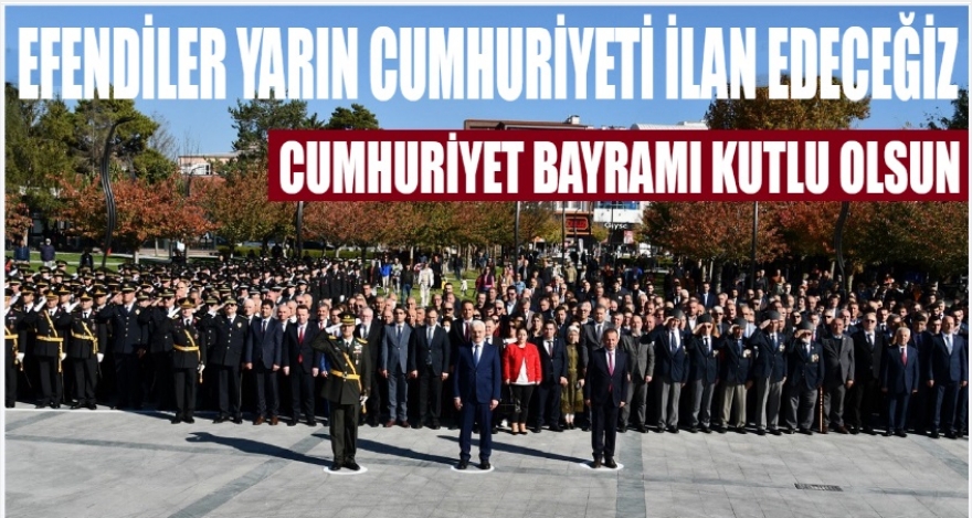 KUTLAMALAR ÇELENK SUNMA TÖRENİYLE BAŞLADI