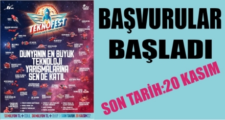 BAŞVURULARDA 20 KASIM SON