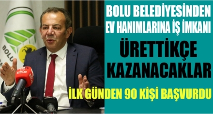 BELEDİYEDEN EV HANIMLARINA İŞ İMKANI
