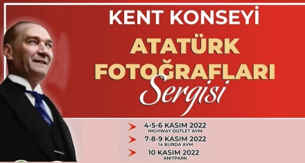 Bolu Kent Konseyi'nden “Atatürk Fotoğrafları” sergisi