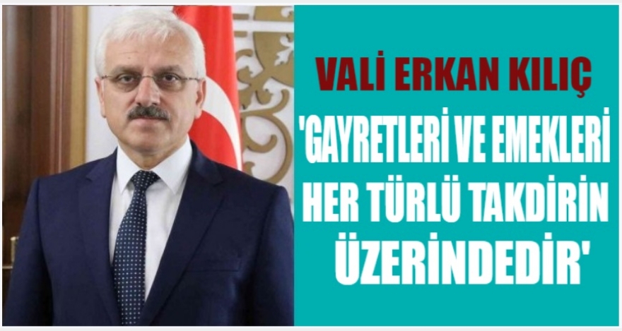 KILIÇ; ‘EMEKLERİ HER TÜRLÜ TAKDİRİN ÜZERİNDEDİR'