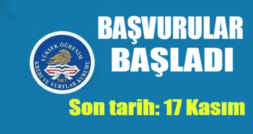 KYK BURS BAŞVURULARI BAŞLADI