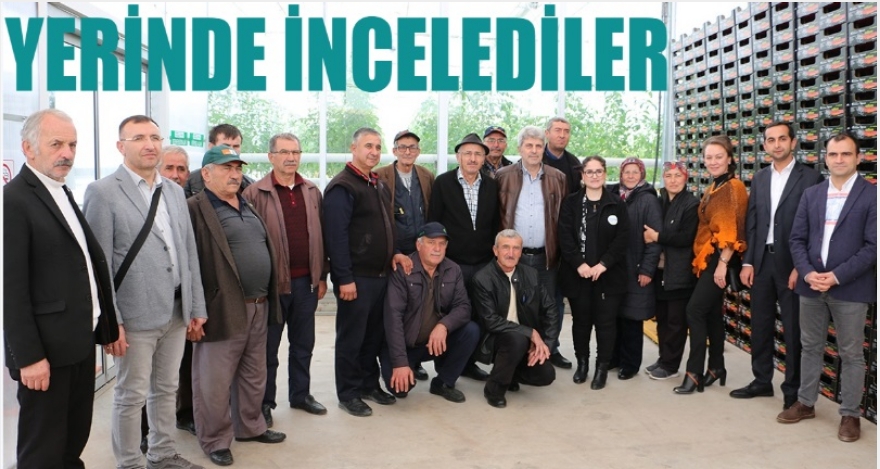 MODERN SULAMA İÇİN SAKARYA'YA GİTTİLER