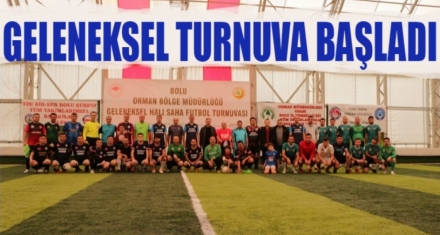 GELENEKSEL FUTBOL TURNUVASI BAŞLADI 