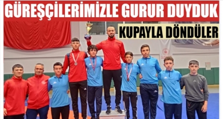 GÜREŞÇİLERİMİZLE GRURLANDIK