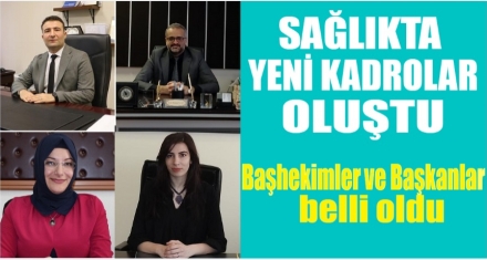 SAĞLIKTA YENİ KADRO OLUŞTU