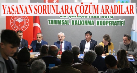 YAŞANAN SORUNLARA ÇÖZÜM ARADILAR