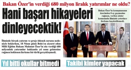 Yılsonu geldi yatırımlar ne oldu?