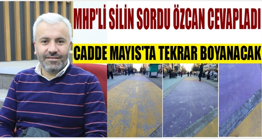 CADDE MAYIS'TA YENİDEN BOYANACAK