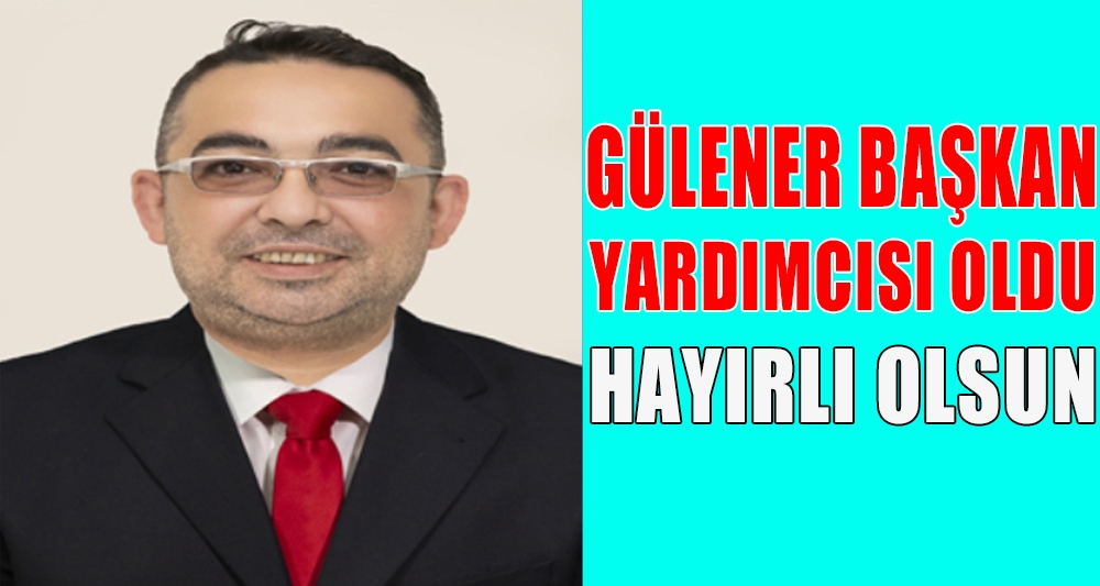 GÜLENER BAŞKAN YARDIMCISI OLDU