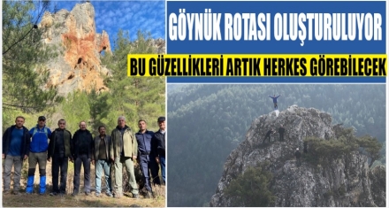 GÖYNÜK ROTASI OLUŞTURULUYOR