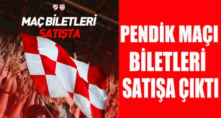 PENDİK MAÇI BİLETLERİ SATIŞA ÇIKTI