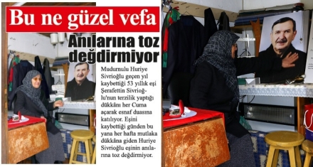 Bu ne güzel vefa 