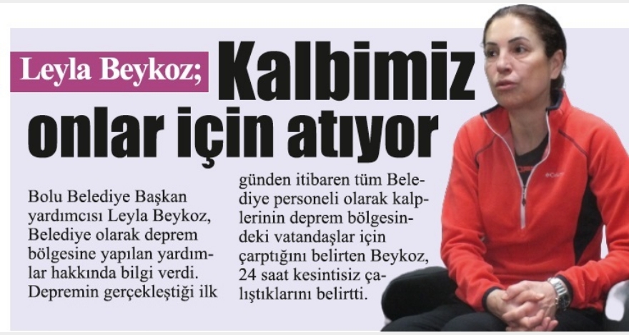 Bolu Belediyesi desteğini hiç kesmedi