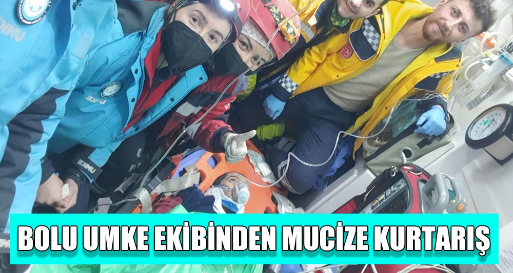 BOLU UMKE EKİBİNDEN MUCİZE KURTARIŞ