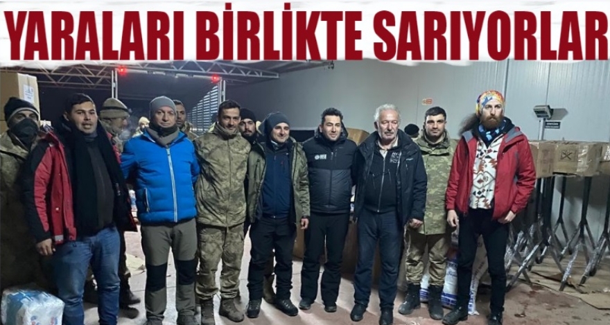 DOĞANAY YARDIMLARIN SAĞLIKLI ULAŞMASI İÇİN ÇALIŞIYOR