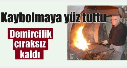 Demircilik çıraksız kaldı