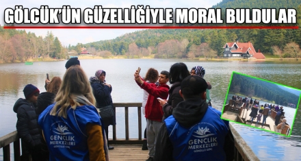 GÖLCÜK'ÜN GÜZELLİĞİYLE MORAL BULDULAR 