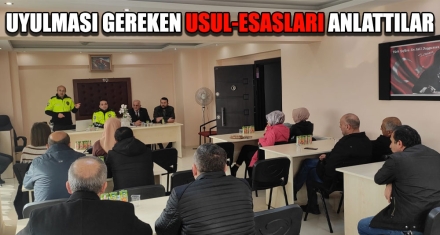 UYULMASI GEREKEN USUL-ESASLARI ANLATTILAR