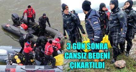 3 GÜN SONRA CANSIZ BEDENİ ÇIKARTILDI