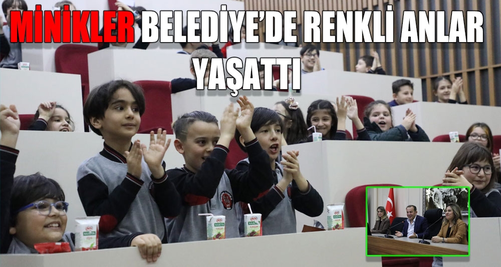 MİNİKLER BELEDİYE'DE RENKLİ ANLAR YAŞATTI