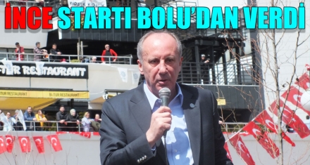 İNCE STARTI BOLU'DAN VERDİ