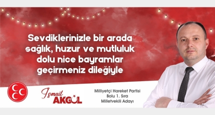 İYİ BAYRAMLAR 
