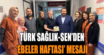 TÜRK SAĞLIK-SEN'DEN ‘EBELER HAFTASI' MESAJI