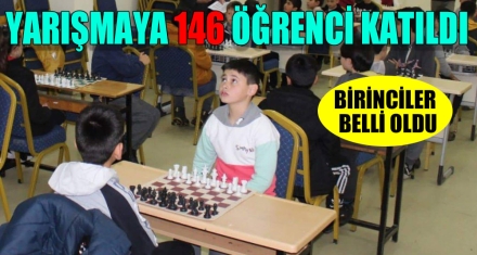 YARIŞMAYA 146 ÖĞRENCİ KATILDI
