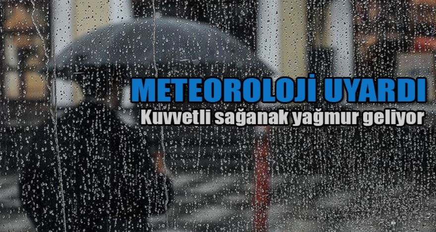 METEOROLOJİ UYARDI