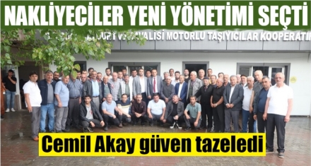 CEMİL AKAY GÜVEN TAZELEDİ 
