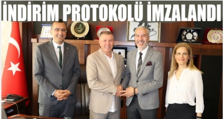 İNDİRİM PROTOKOLÜ İMZALANDI 