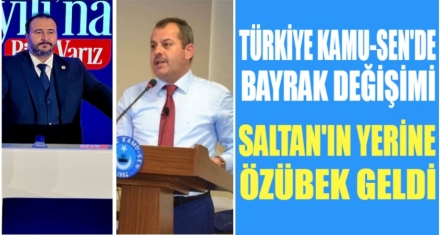 TÜRKİYE KAMU SEN'DE BAYRAK DEĞİŞİMİ