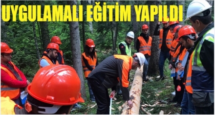 UYGULAMALI EĞİTİM YAPILDI