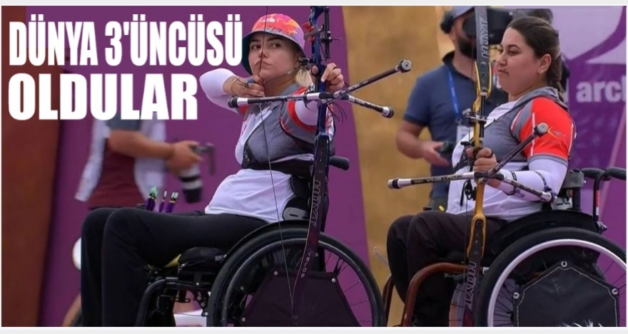 DÜNYA 3'ÜNCÜSÜ OLDULAR