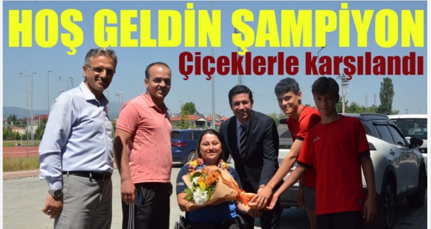 Hoş geldin şampiyon
