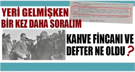 Defteri ve kahve fincanı ne oldu