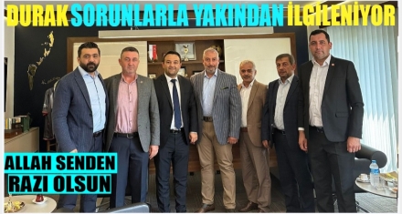 DURAK SORUNLARLA YAKINDAN İLGİLENİYOR