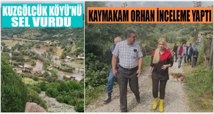 KAYMAKAM ORHAN İNCELEMEDE BULUNDU
