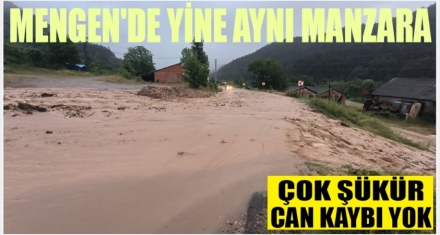 MENGEN'DE YİNE AYNI MANZARA